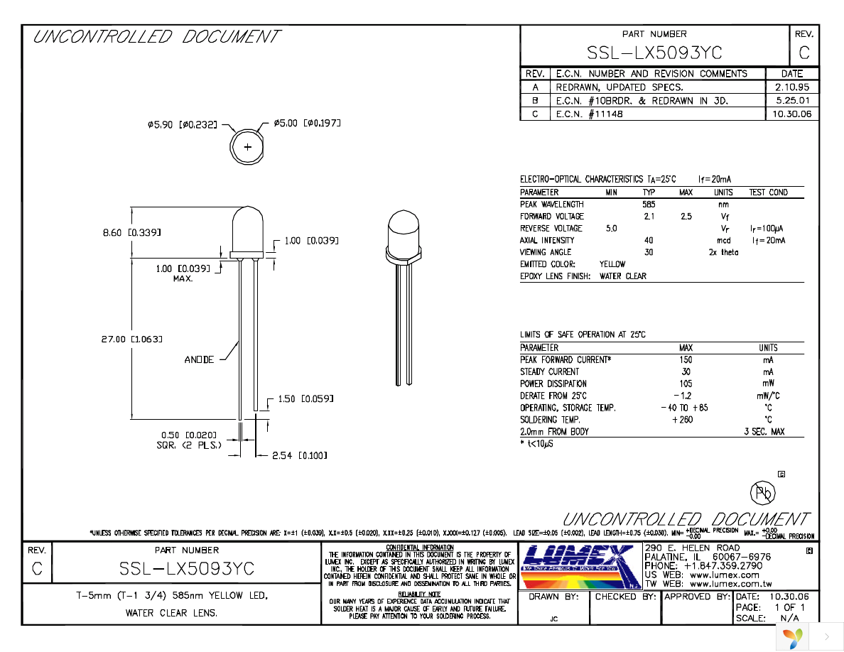 SSL-LX5093YC Page 1