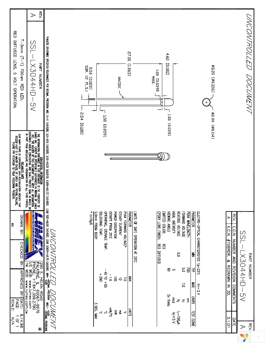 SSL-LX3044HD-5V Page 1