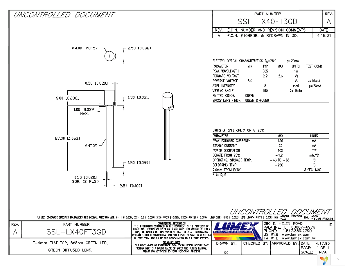 SSL-LX40FT3GD Page 1