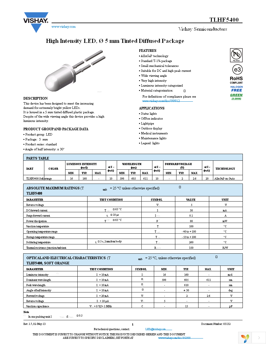 TLHF5400 Page 1