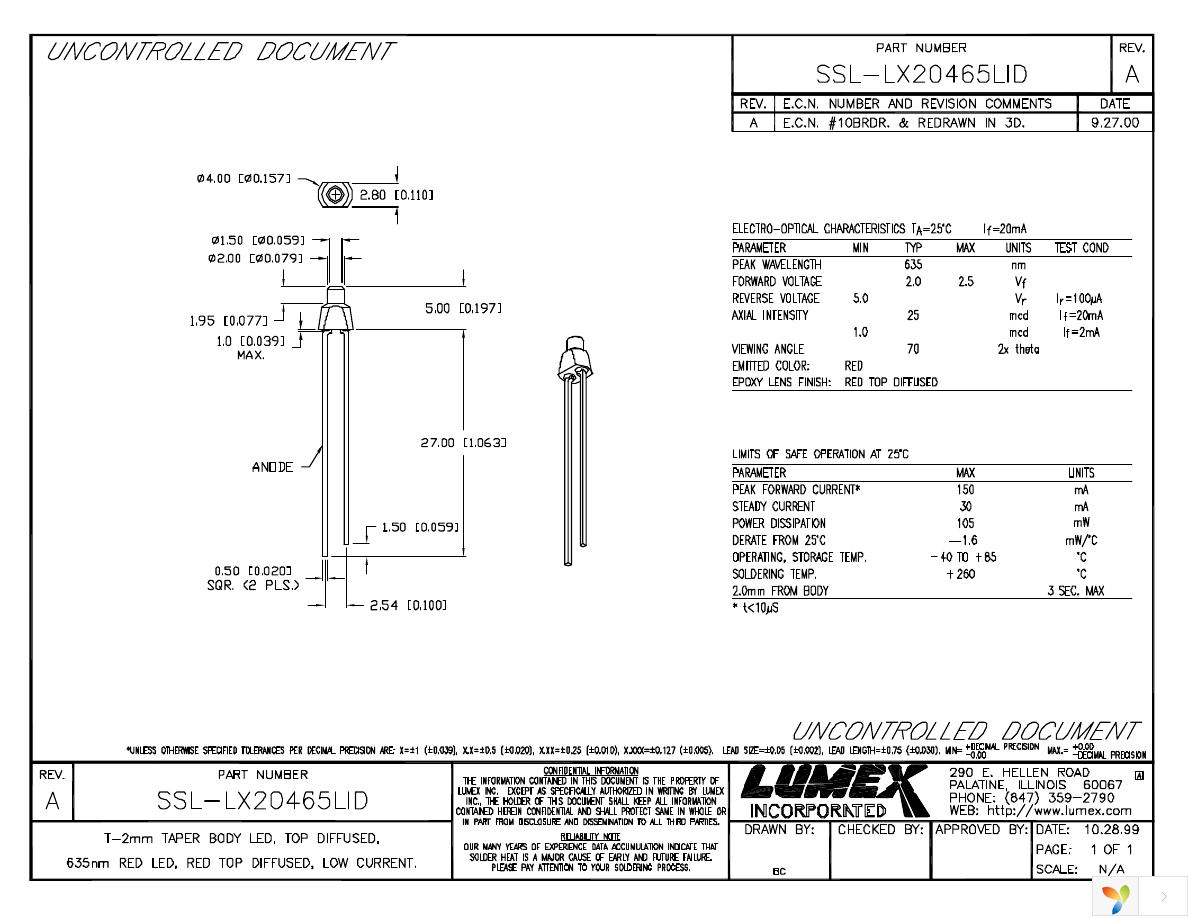 SSL-LX20465LID Page 1