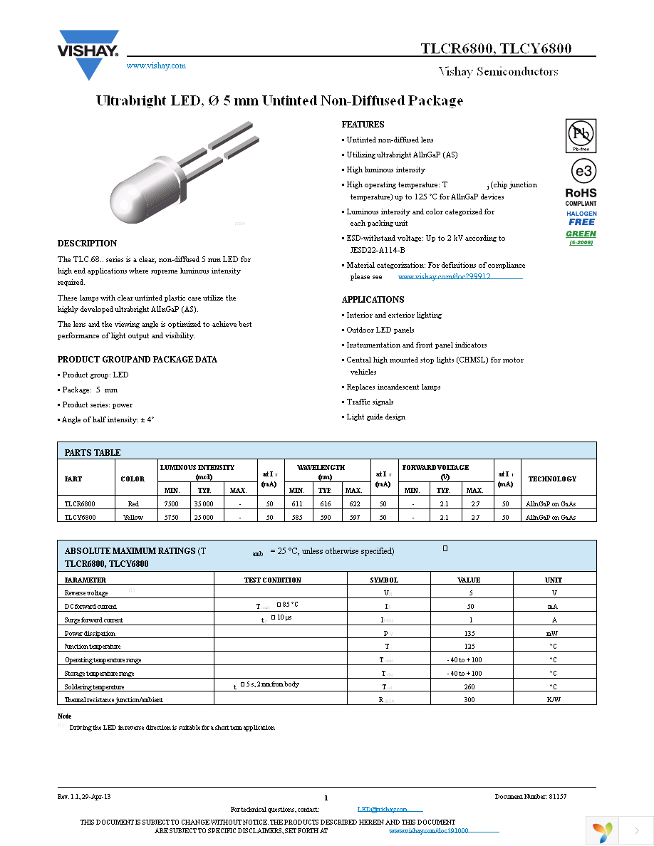 TLCY6800 Page 1