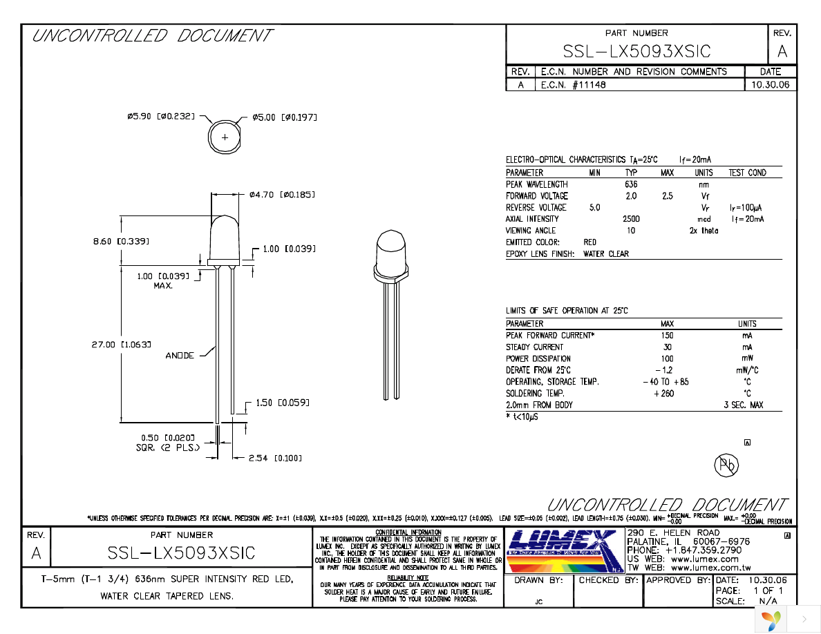 SSL-LX5093XSIC Page 1