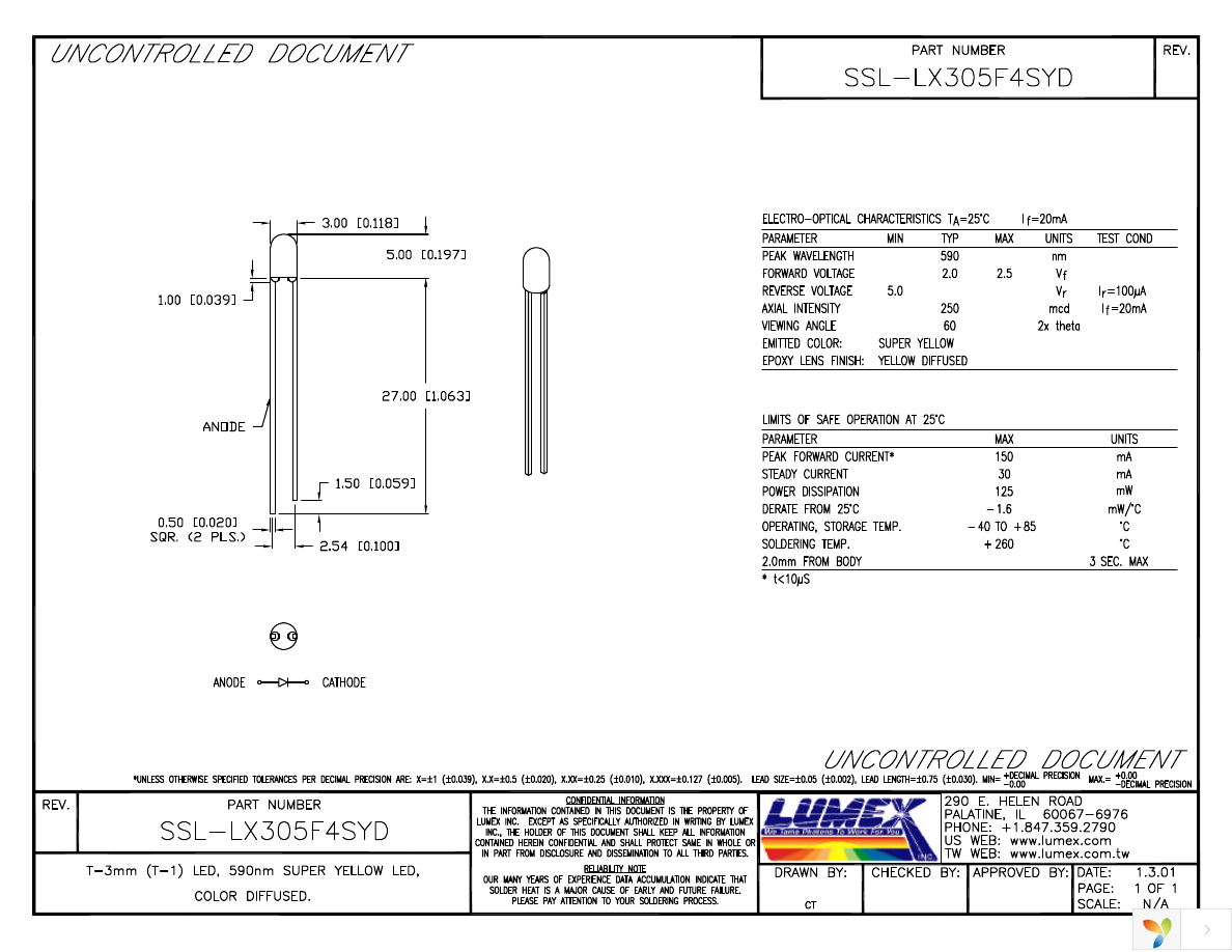 SSL-LX305F4SYD Page 1