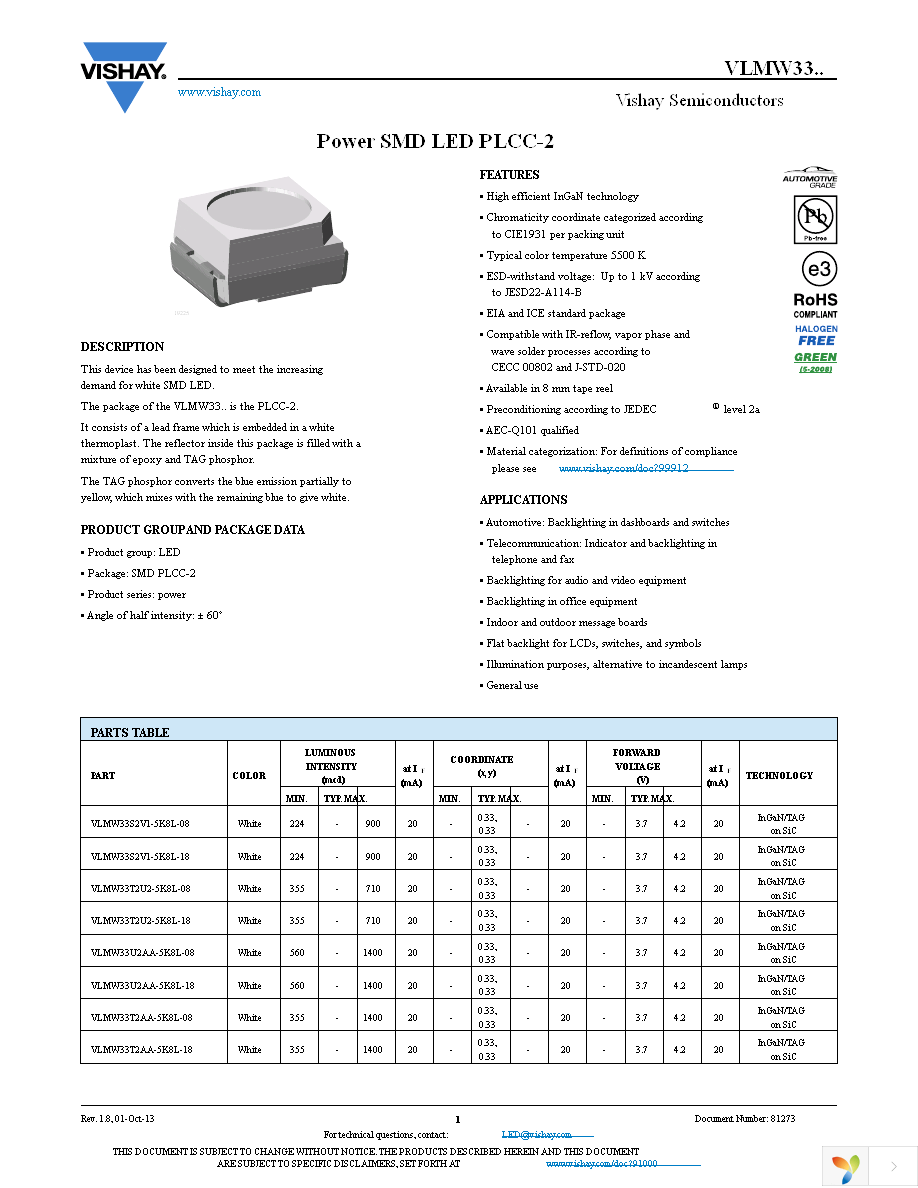 VLMW33S2V1-5K8L-08 Page 1