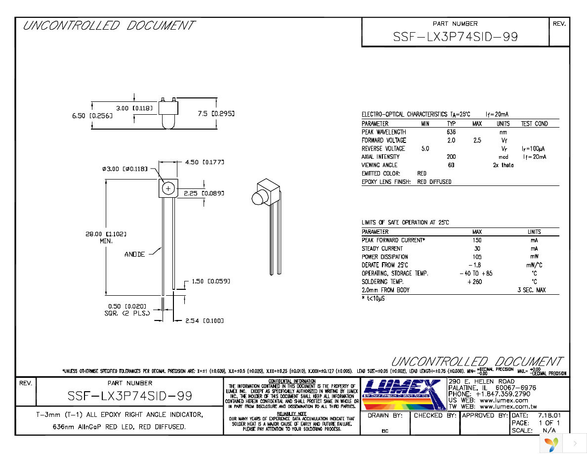 SSF-LX3P74SID-99 Page 1