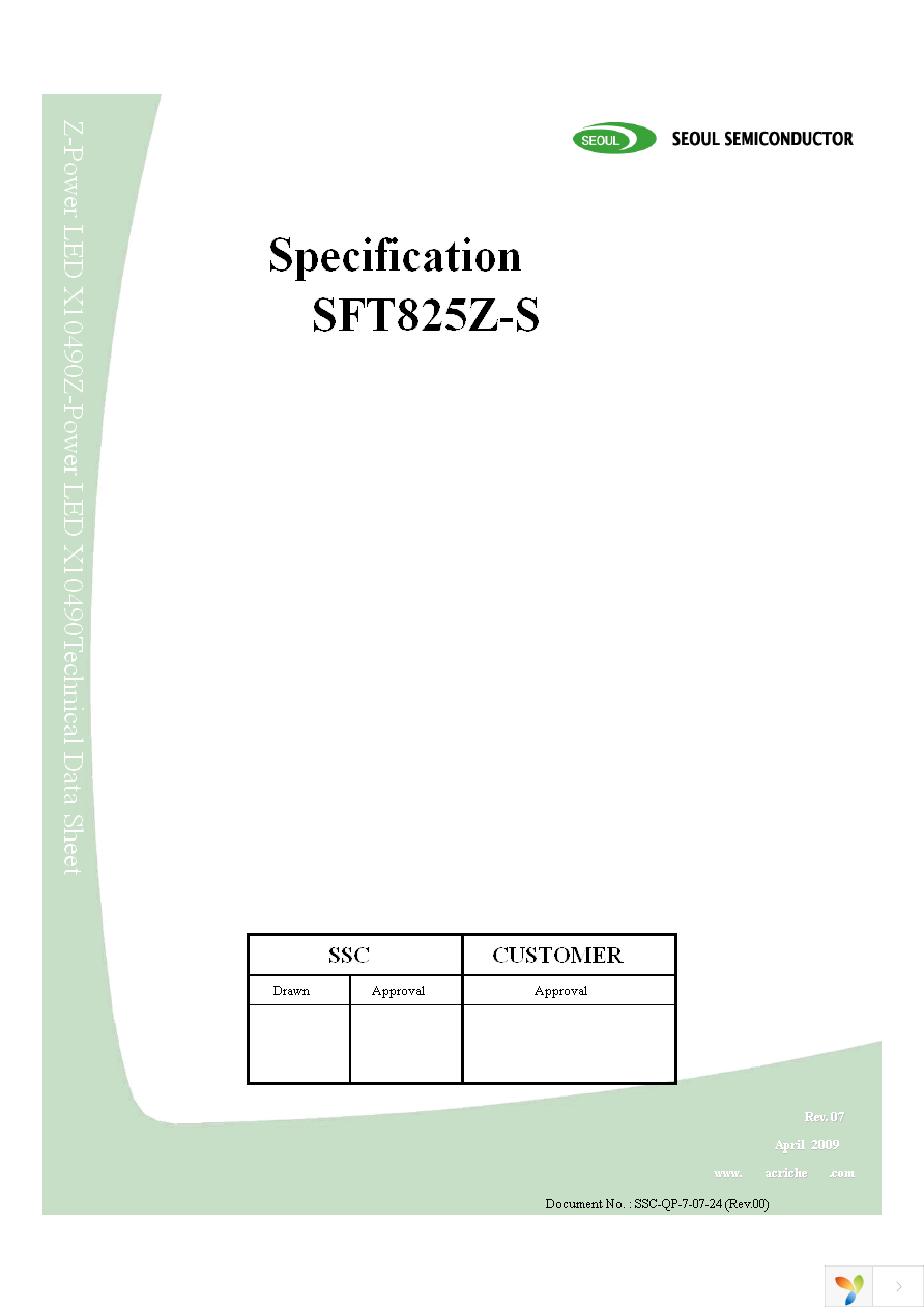 SFT825Z-S Page 1