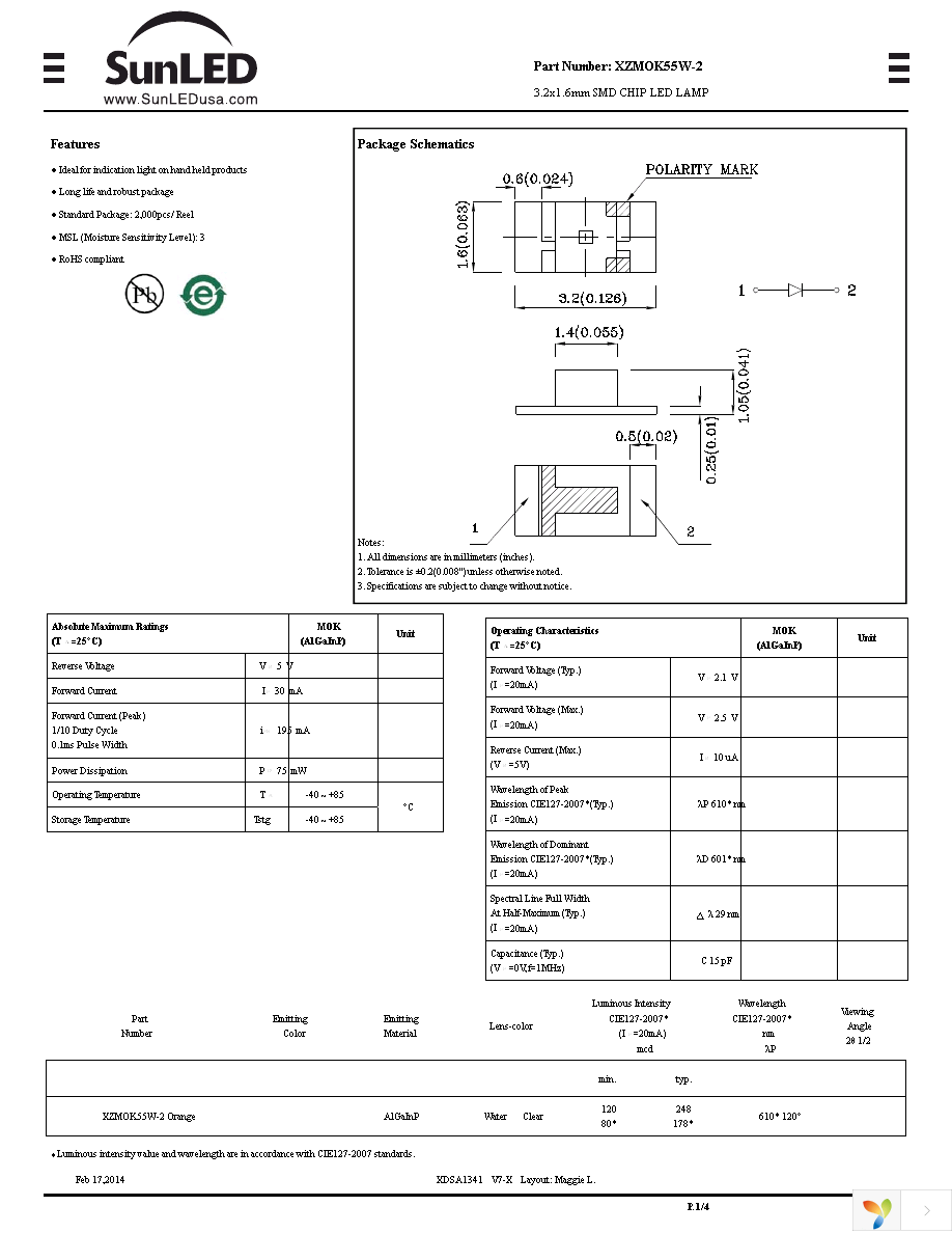 XZMOK55W-2 Page 1