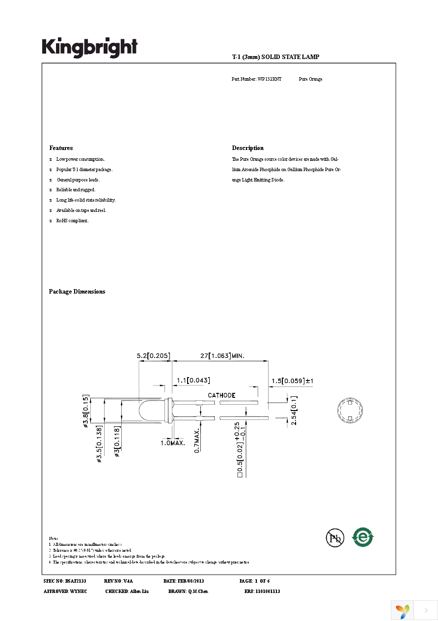 WP132XNT Page 1