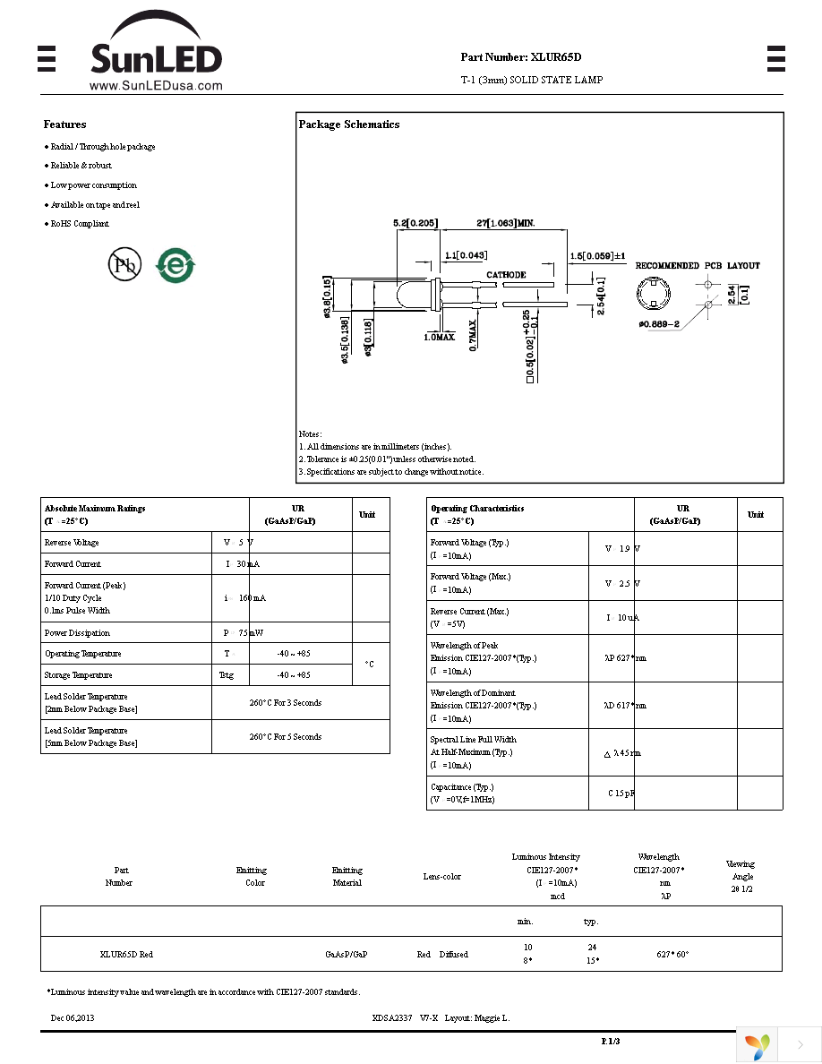 XLUR65D Page 1