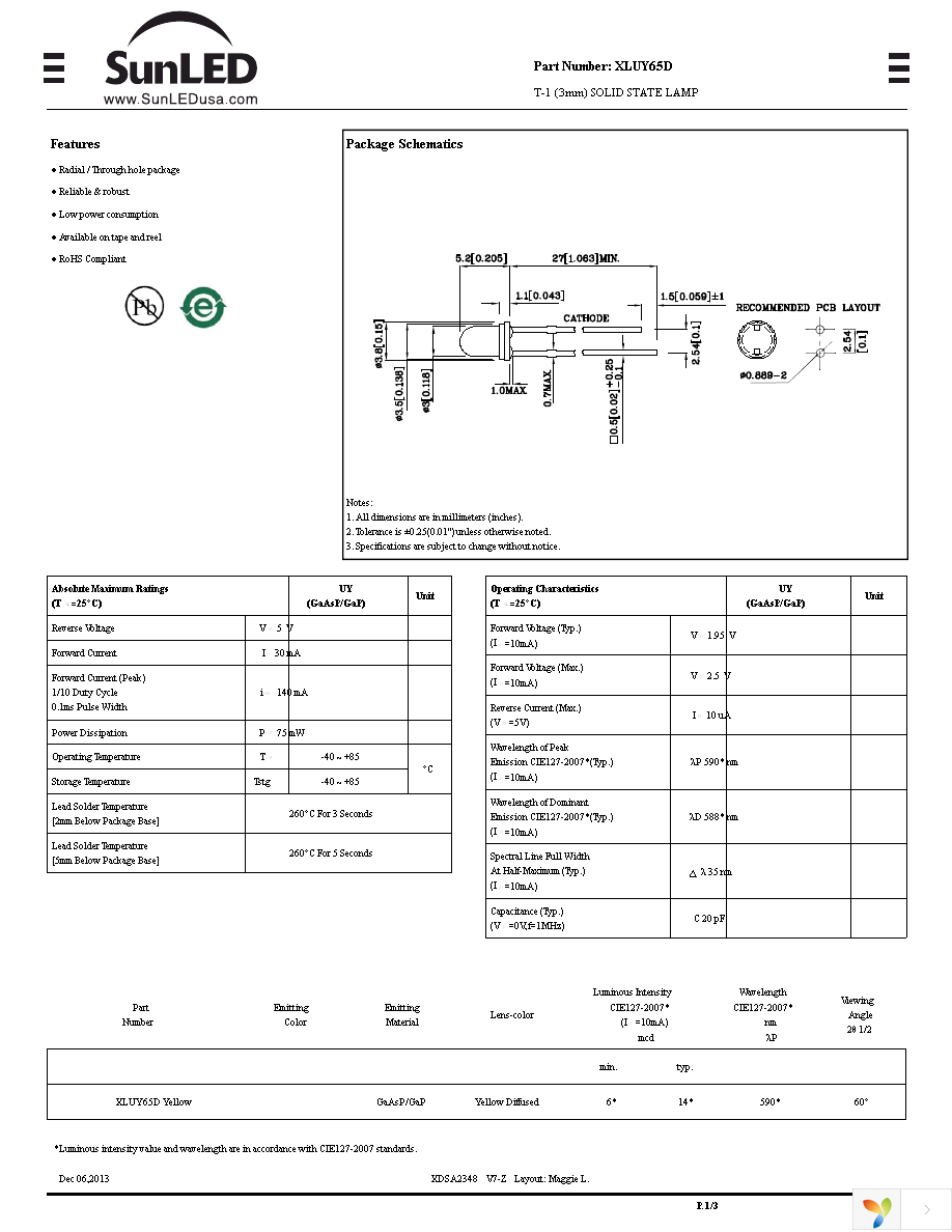 XLUY65D Page 1