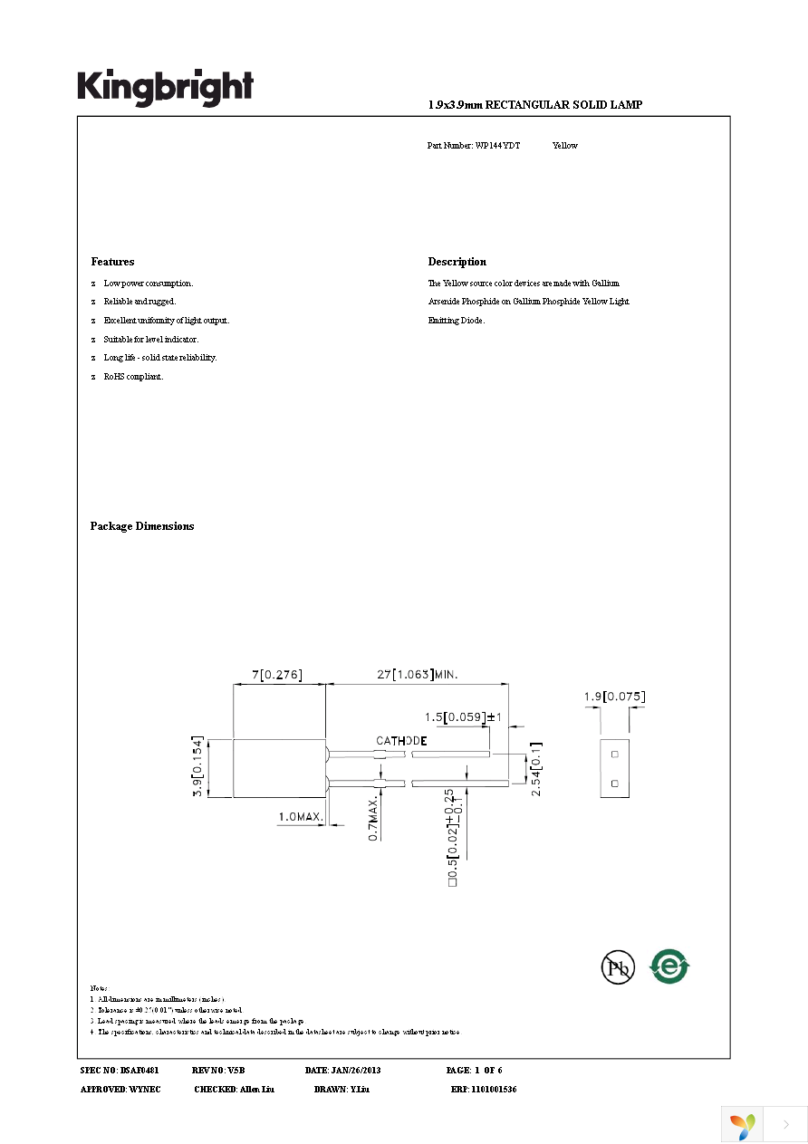 WP144YDT Page 1