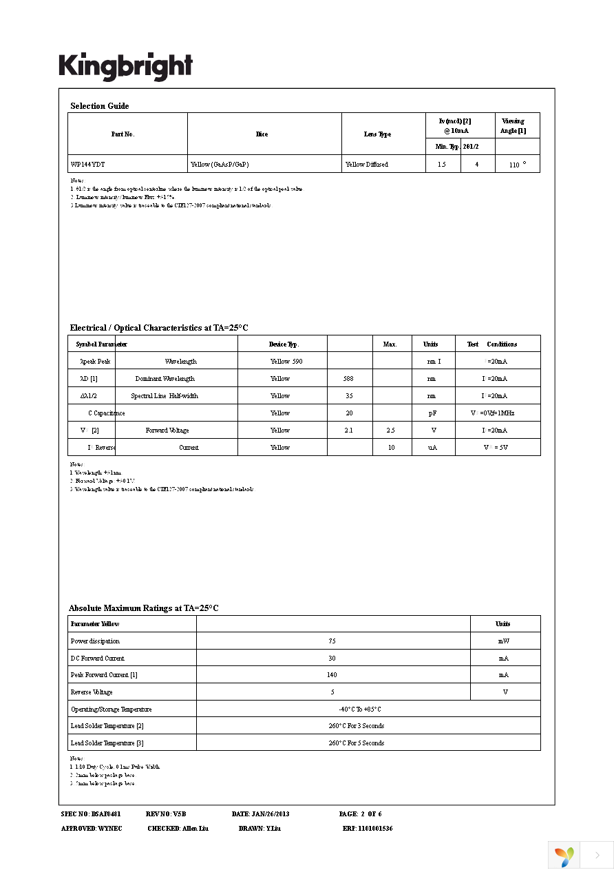 WP144YDT Page 2