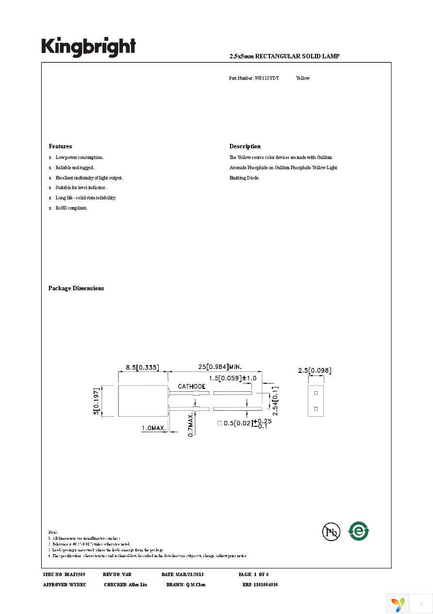 WP513YDT Page 1