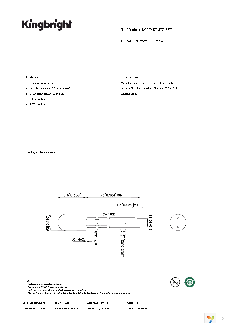 WP1503YT Page 1