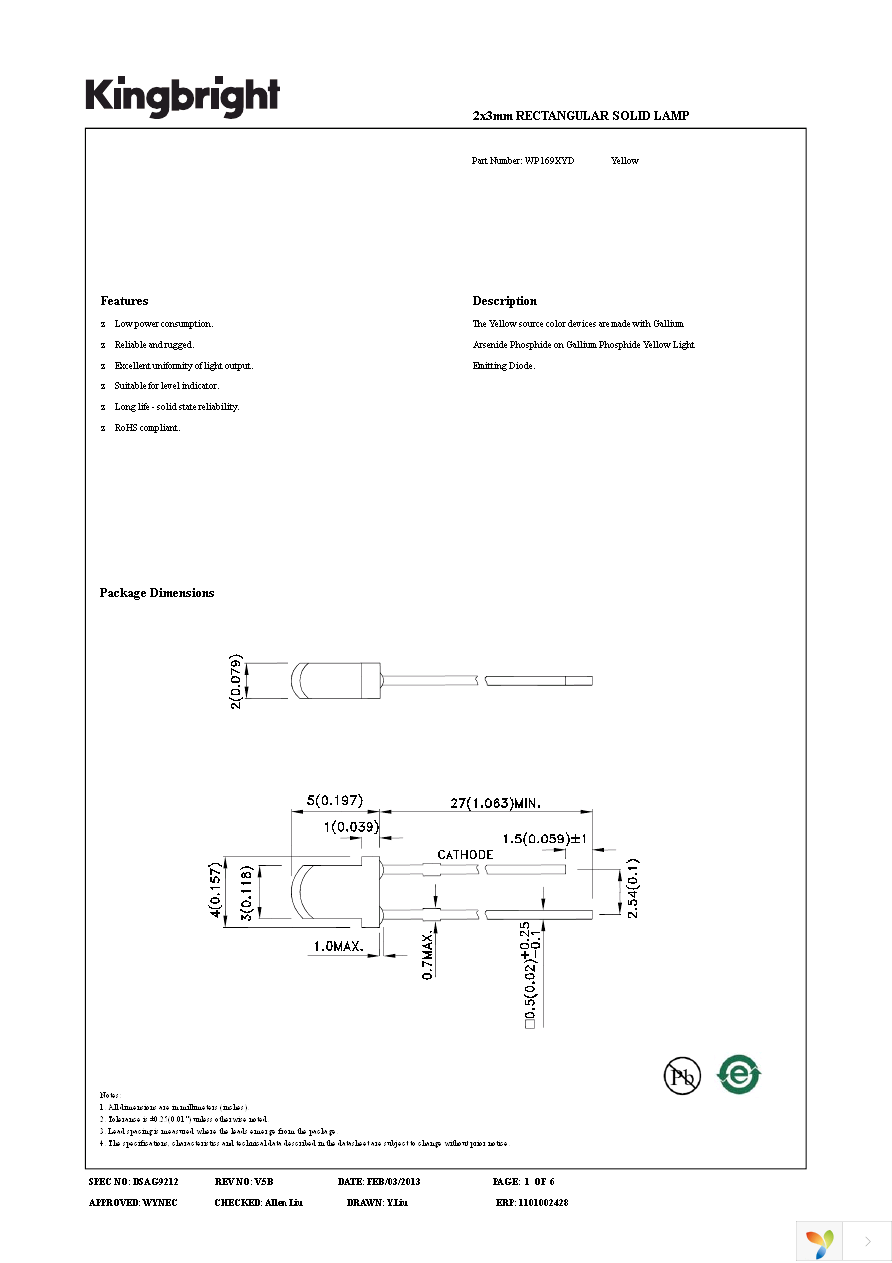 WP169XYD Page 1