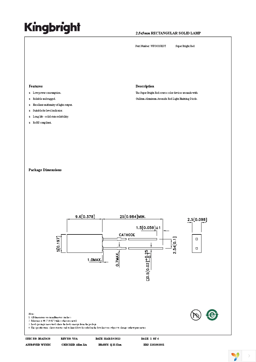 WP383SRDT Page 1