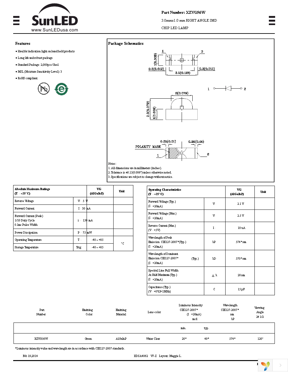 XZVG56W Page 1