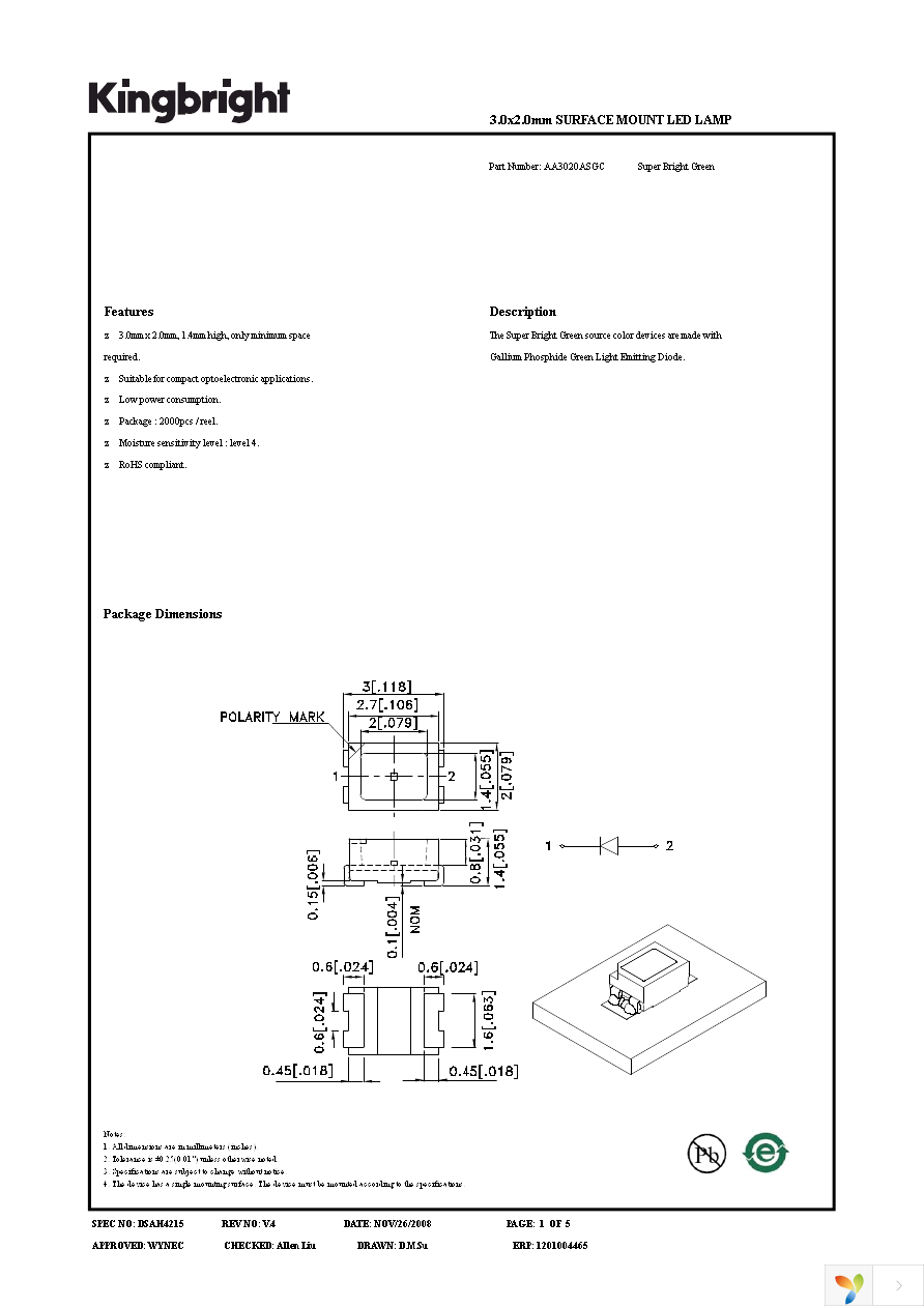 AA3020ASGC Page 1