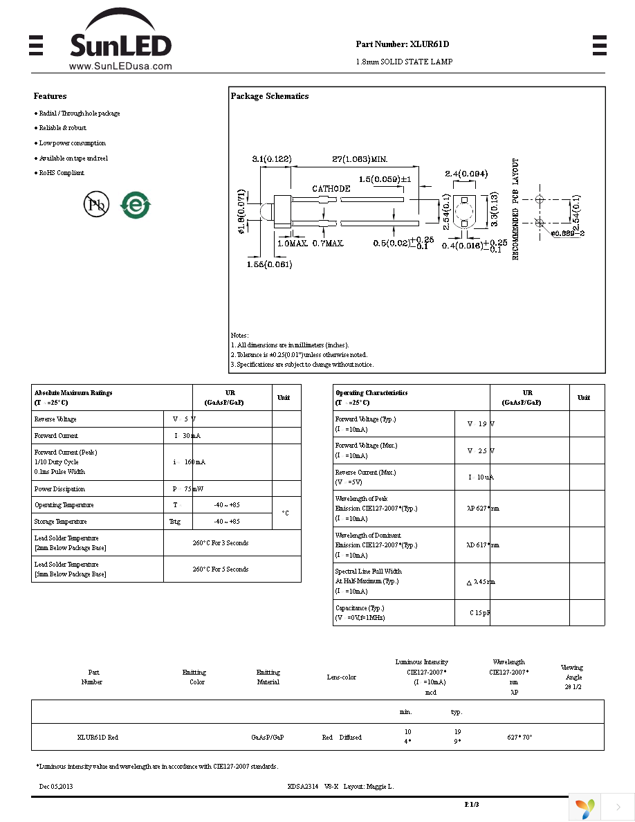 XLUR61D Page 1