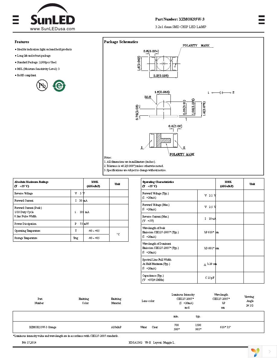 XZMOK55W-3 Page 1