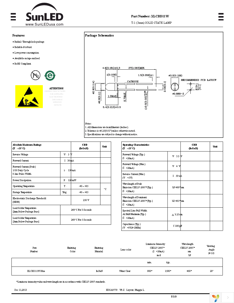 XLCBD11W Page 1