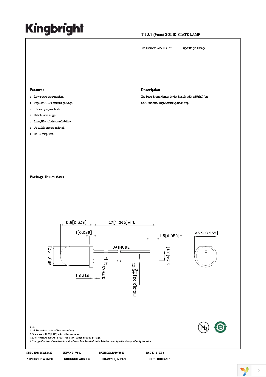 WP7113SET Page 1