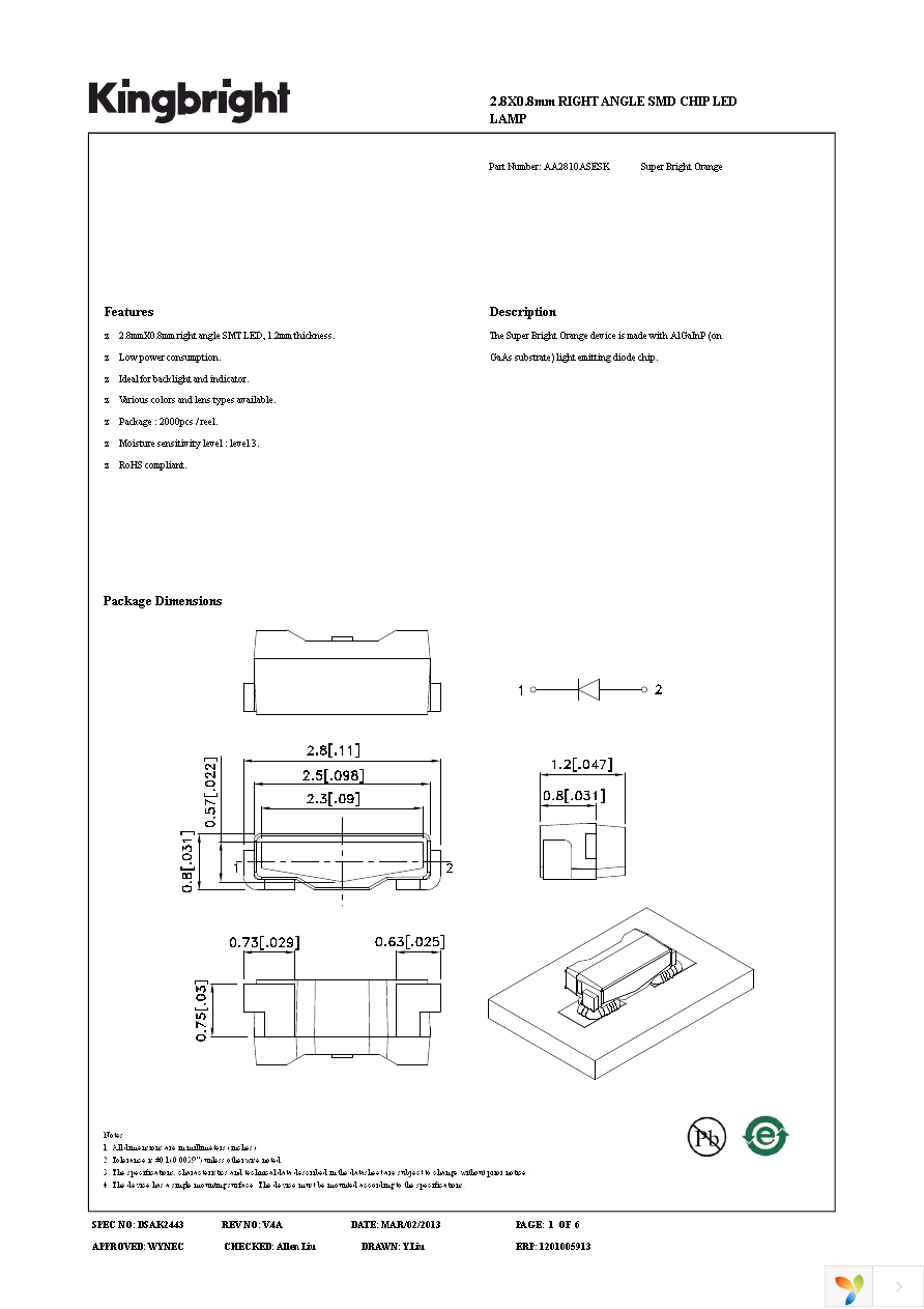 AA2810ASESK Page 1