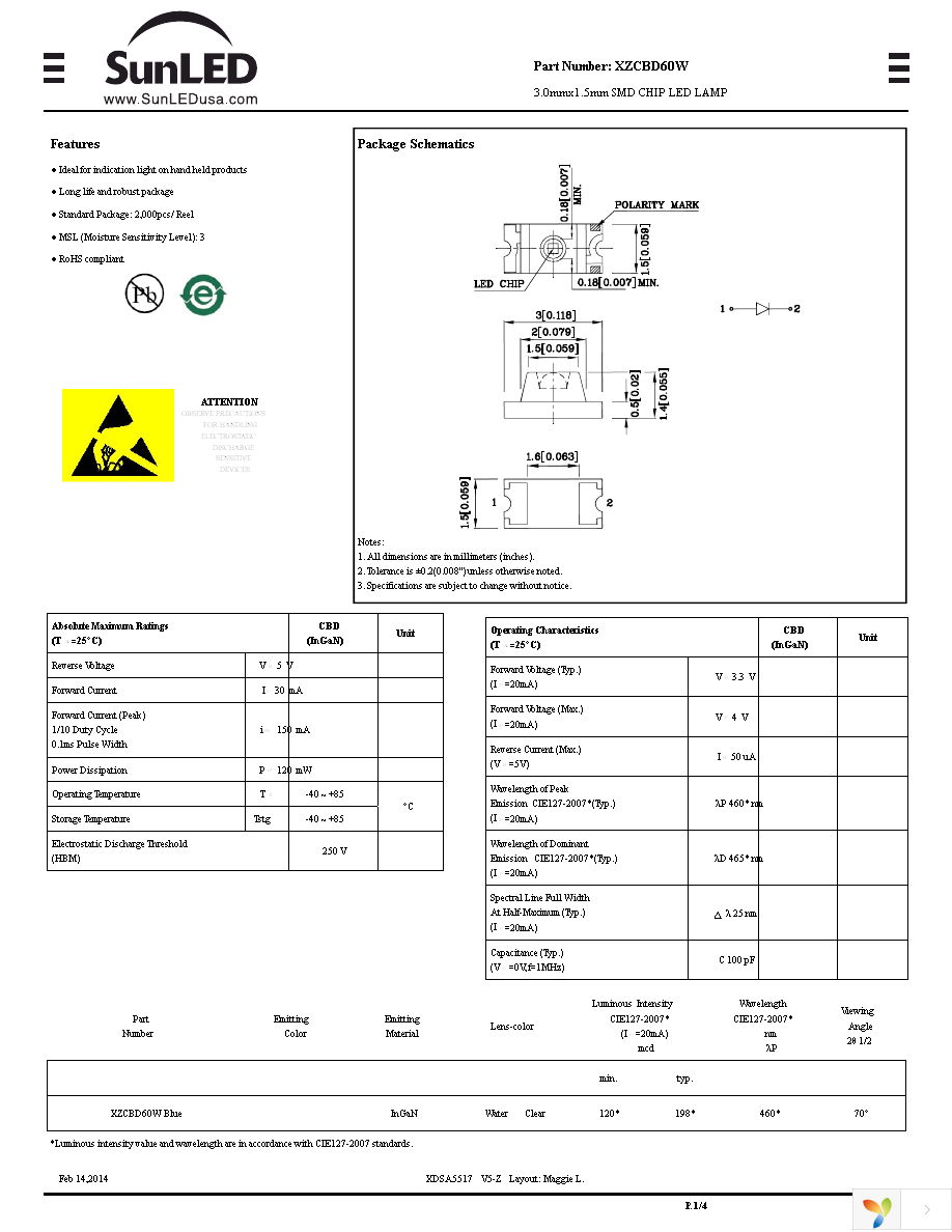 XZCBD60W Page 1