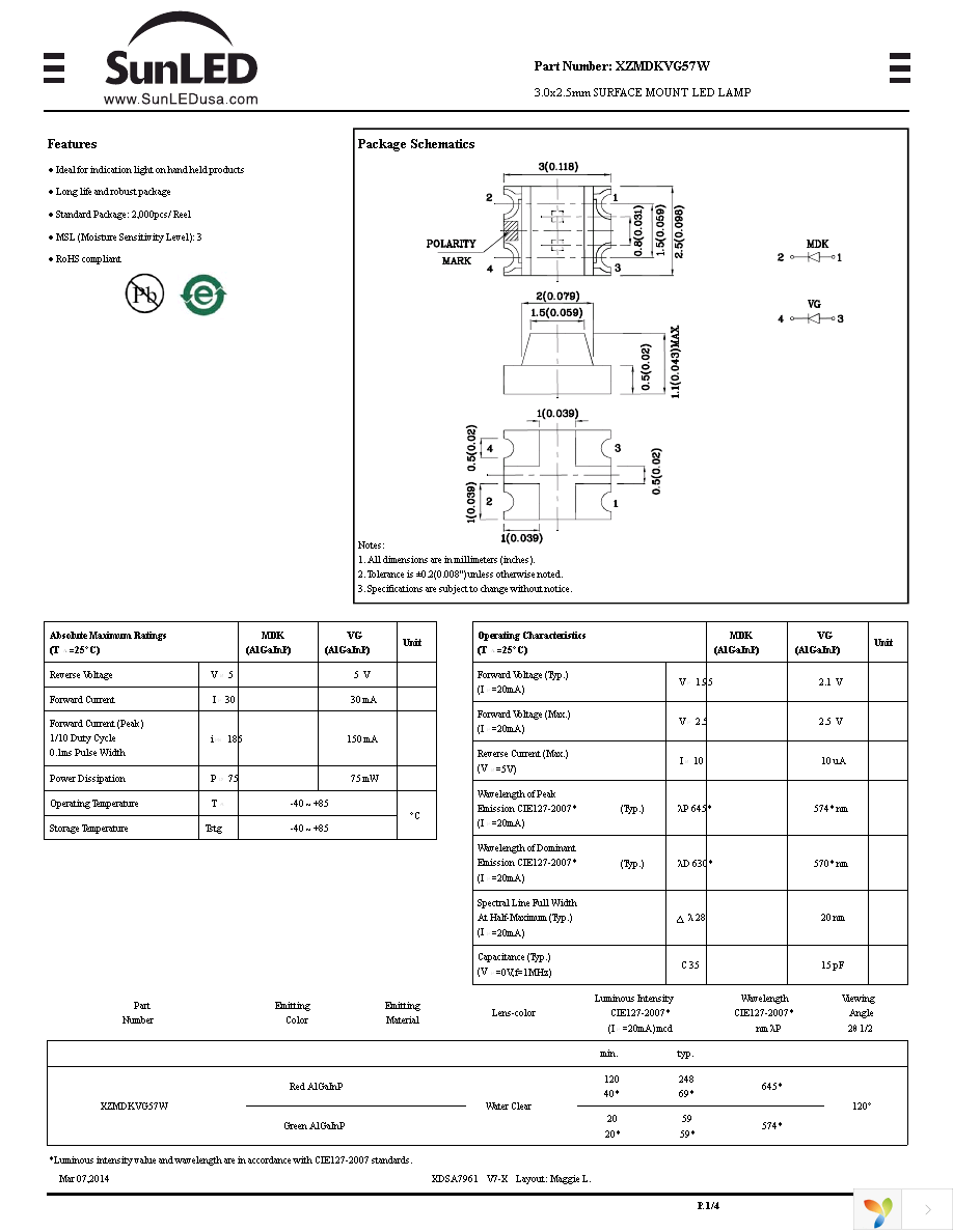 XZMDKVG57W Page 1