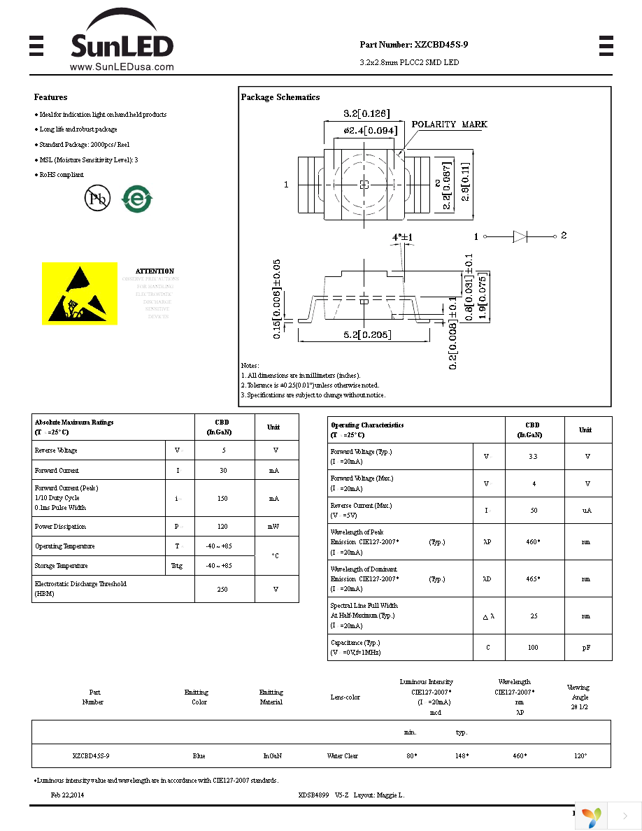 XZCBD45S-9 Page 1