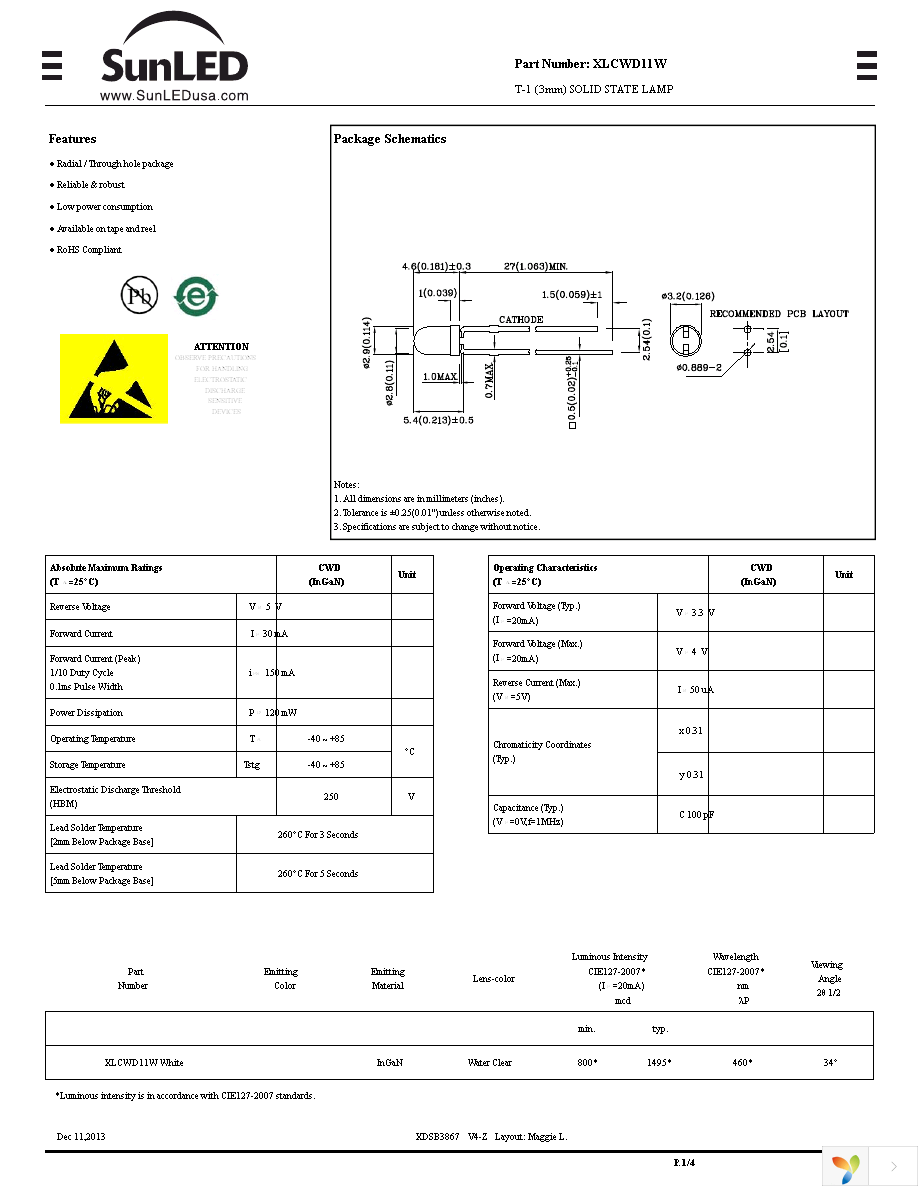 XLCWD11W Page 1