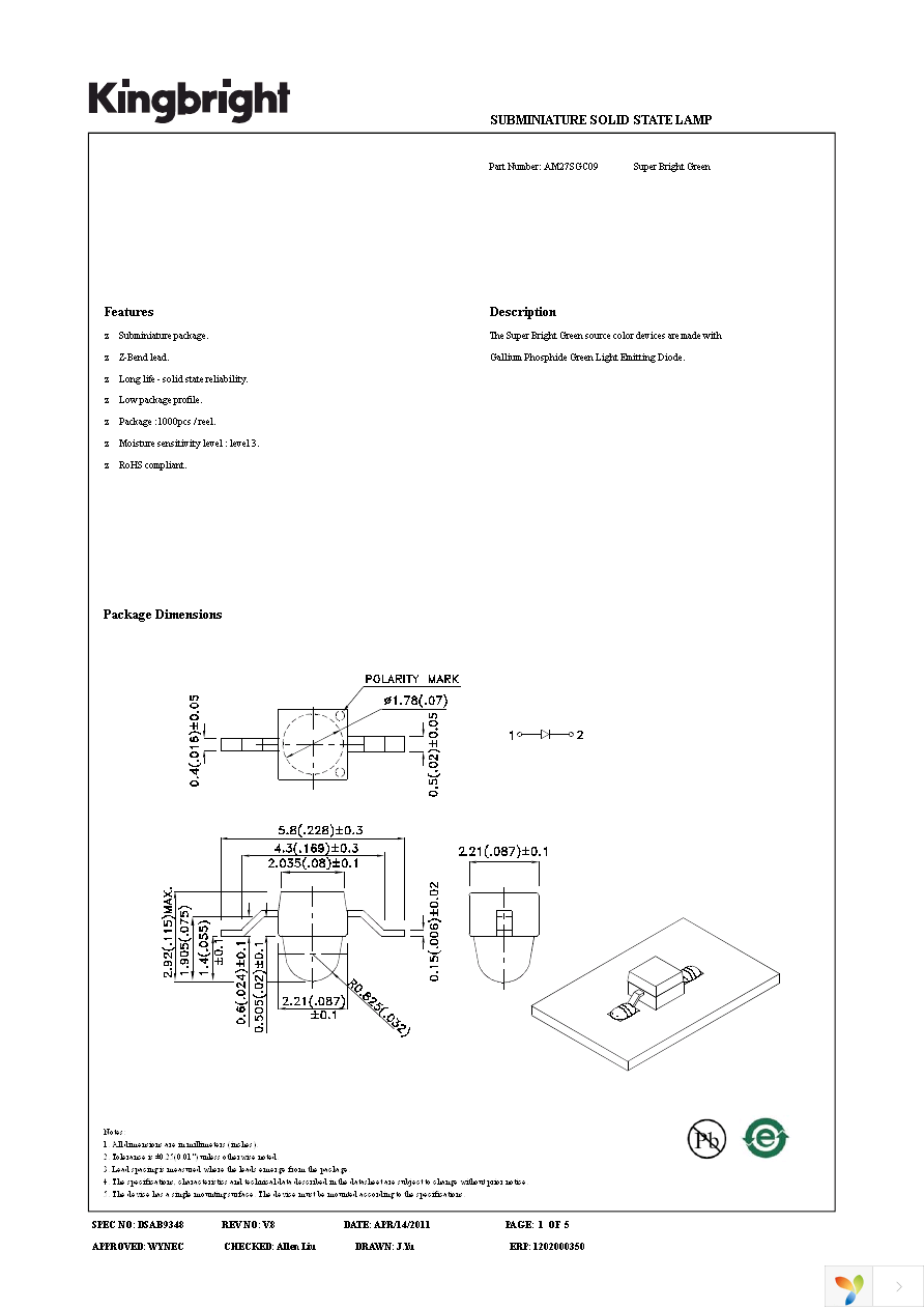 AM27SGC09 Page 1