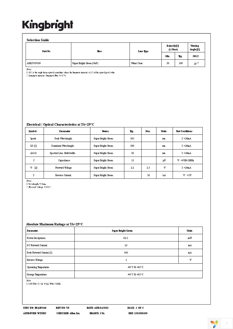 AM27SGC09 Page 2