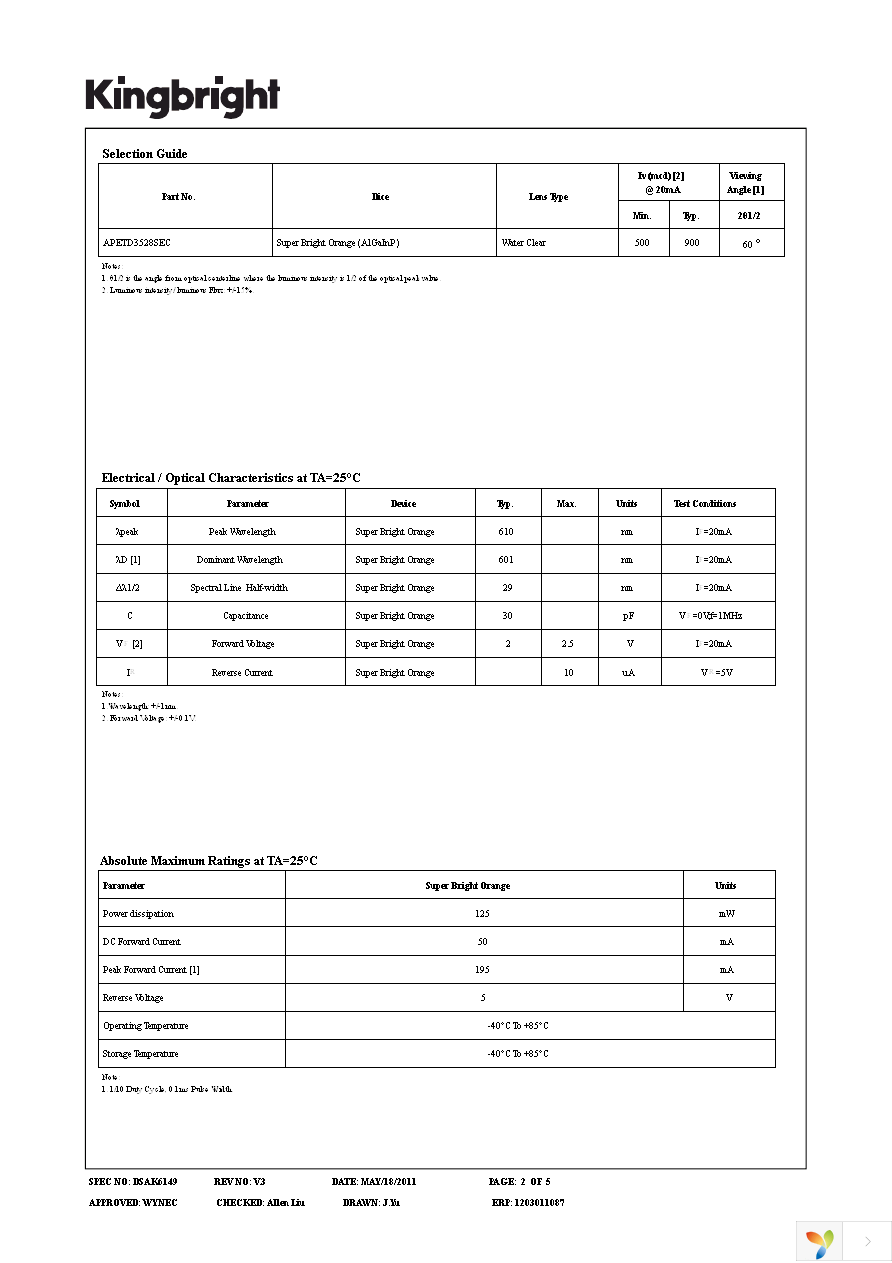 APETD3528SEC Page 2