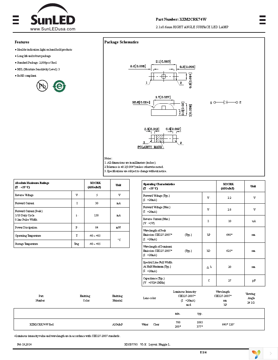 XZM2CRK74W Page 1