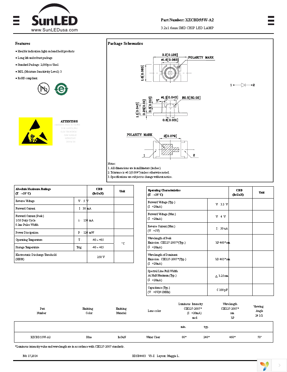 XZCBD55W-A2 Page 1