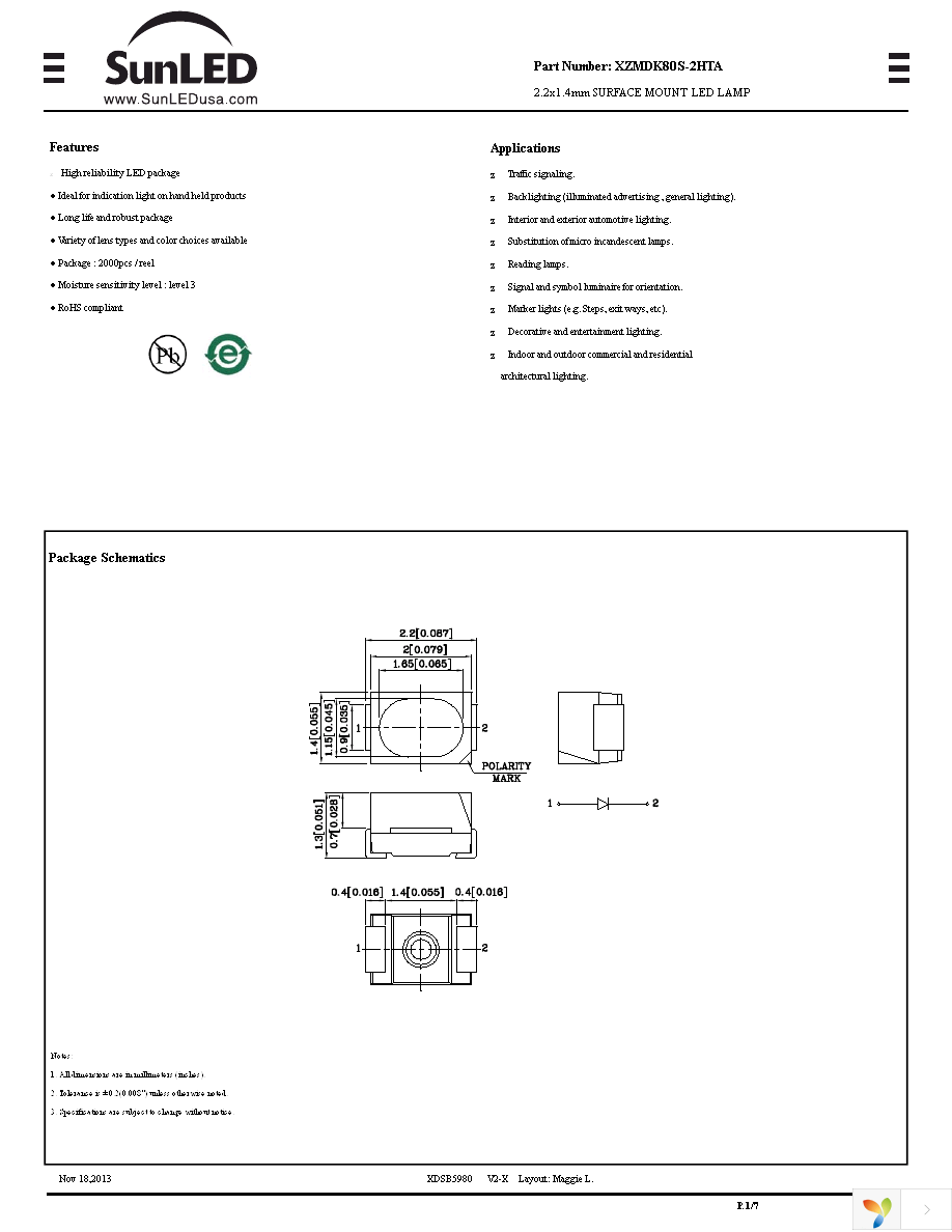 XZMDK80S-2HTA Page 1