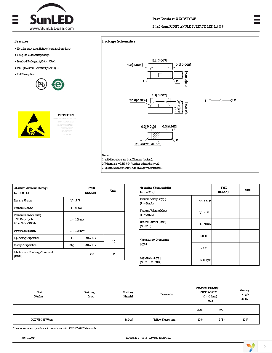 XZCWD74F Page 1