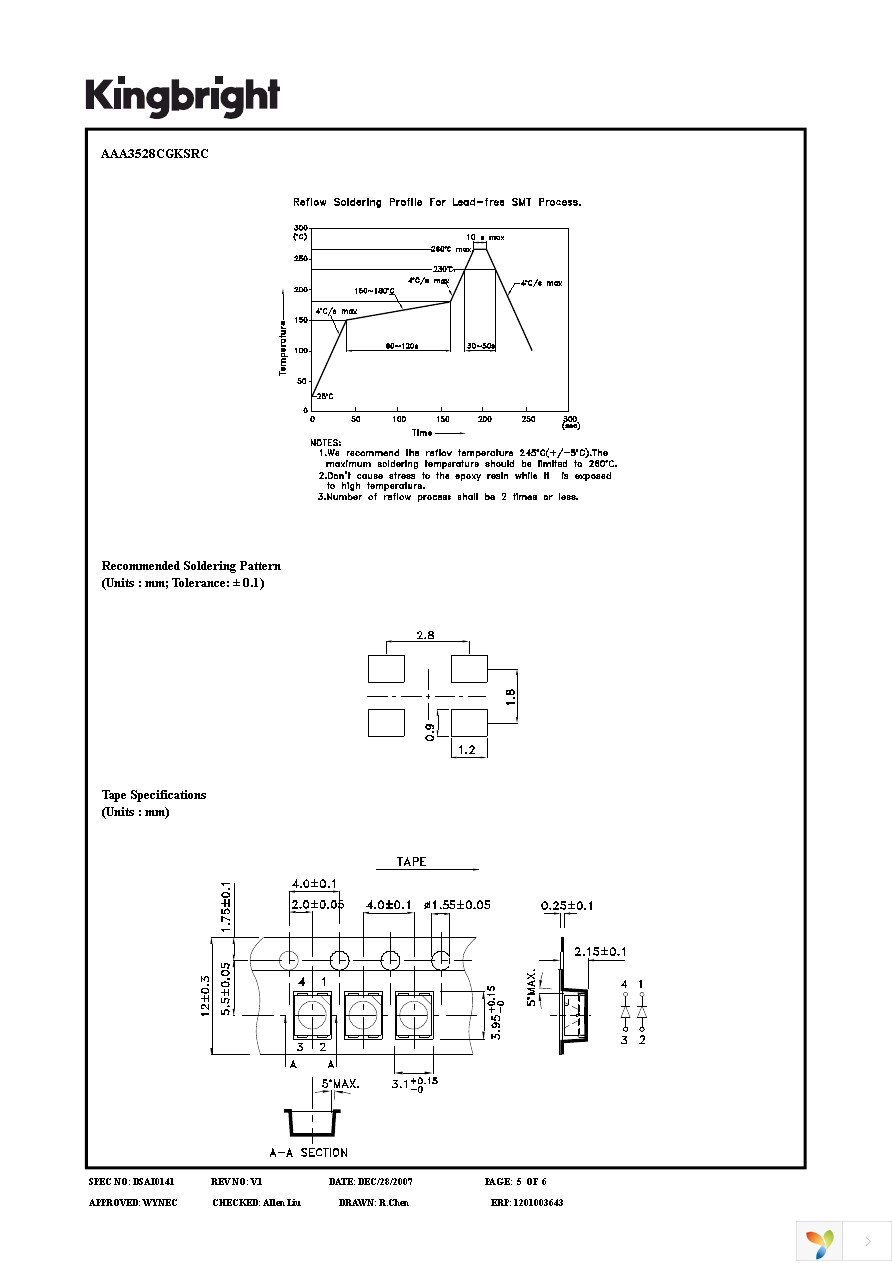 AAA3528CGKSRC Page 5