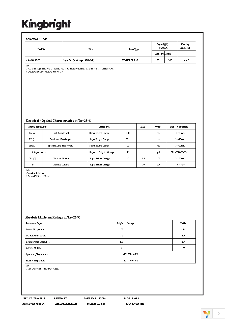 AA4040SECK Page 2