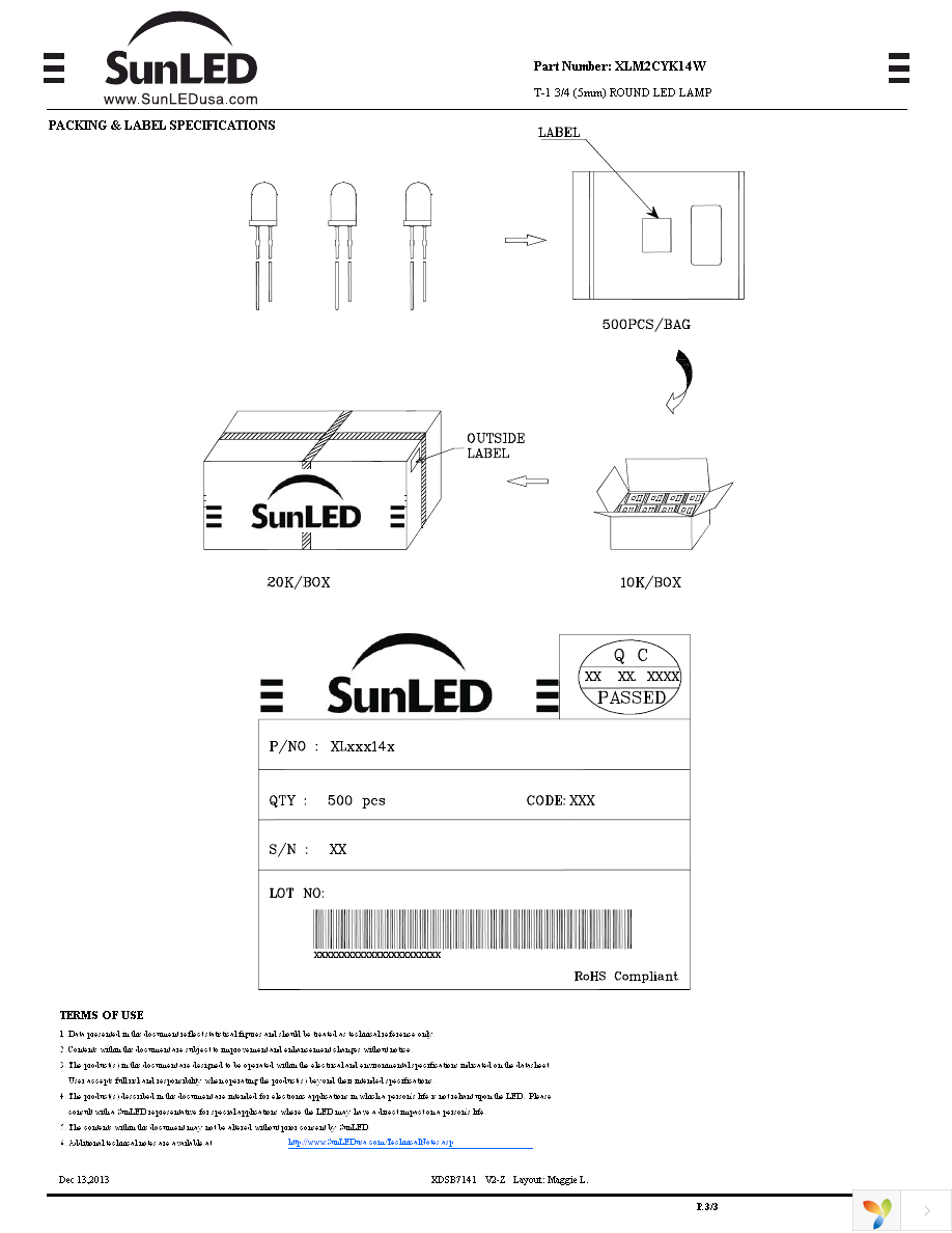 XLM2CYK14W Page 3