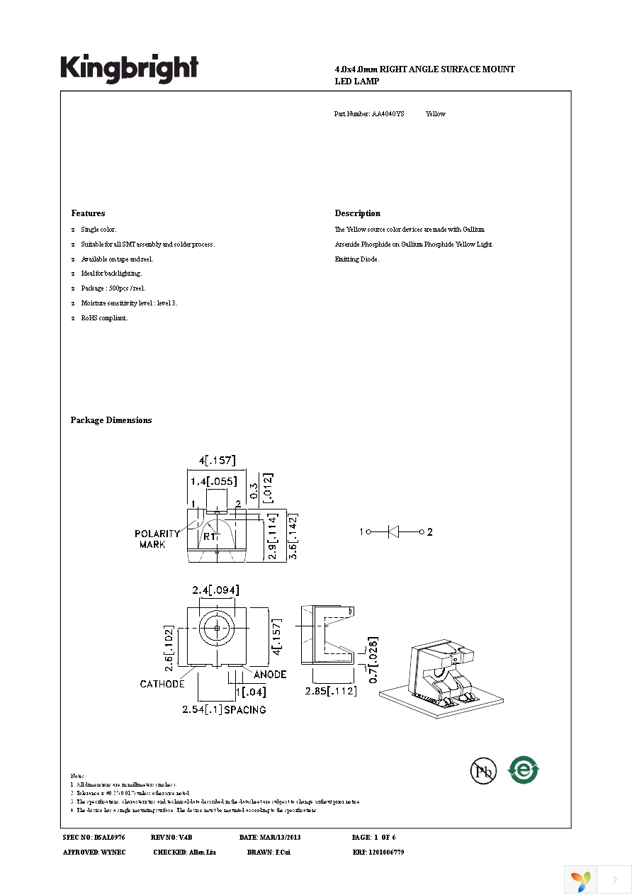 AA4040YS Page 1