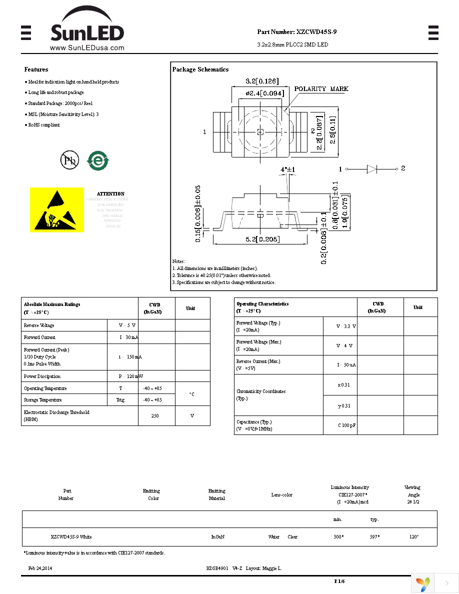 XZCWD45S-9 Page 1