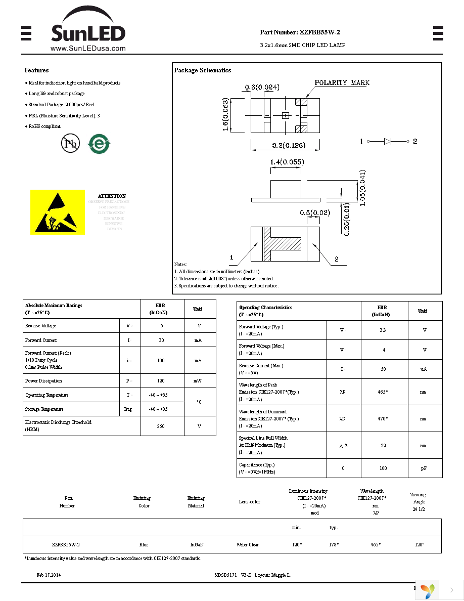 XZFBB55W-2 Page 1