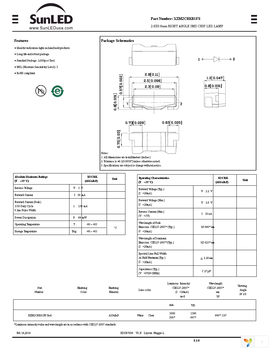 XZM2CRK81FS Page 1