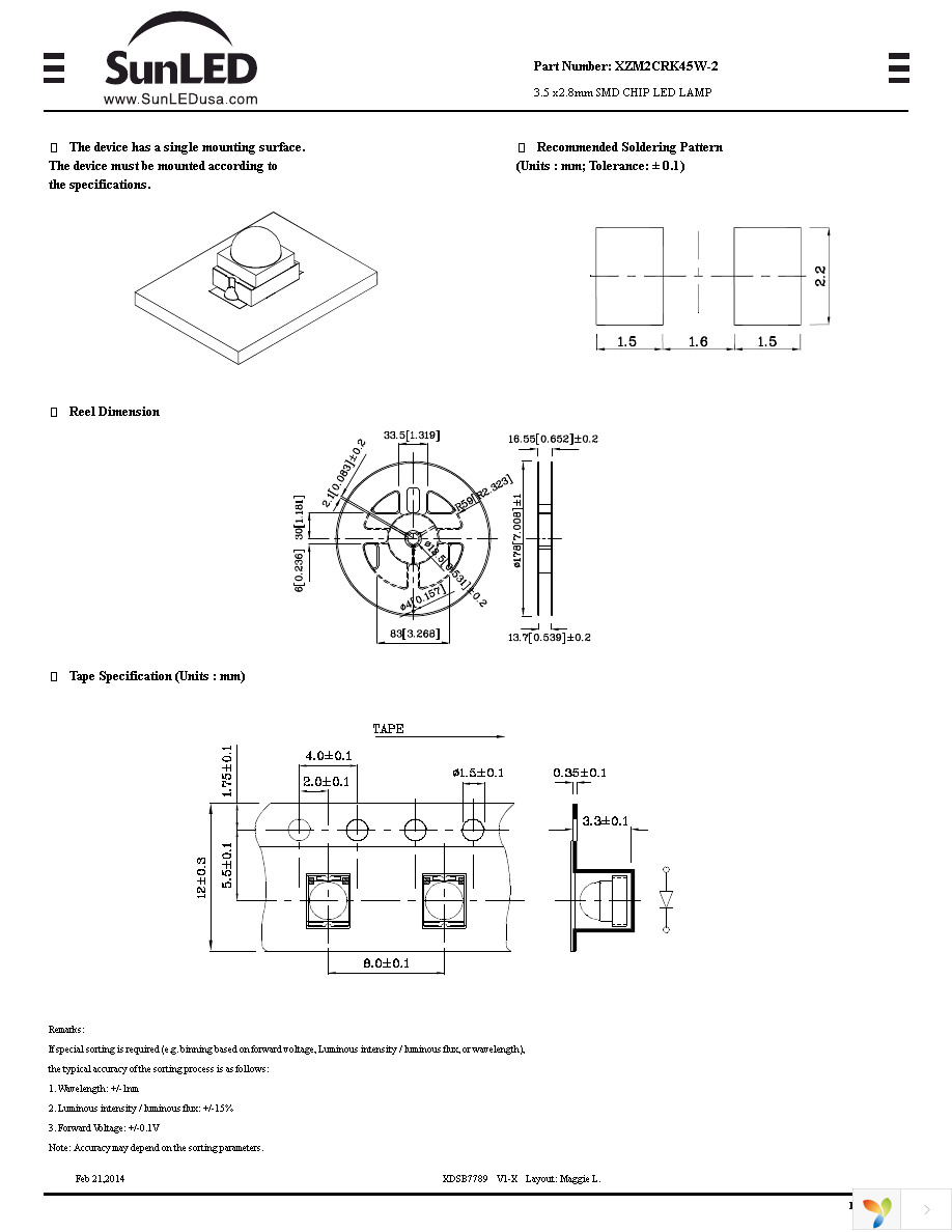 XZM2CRK45W-2 Page 3