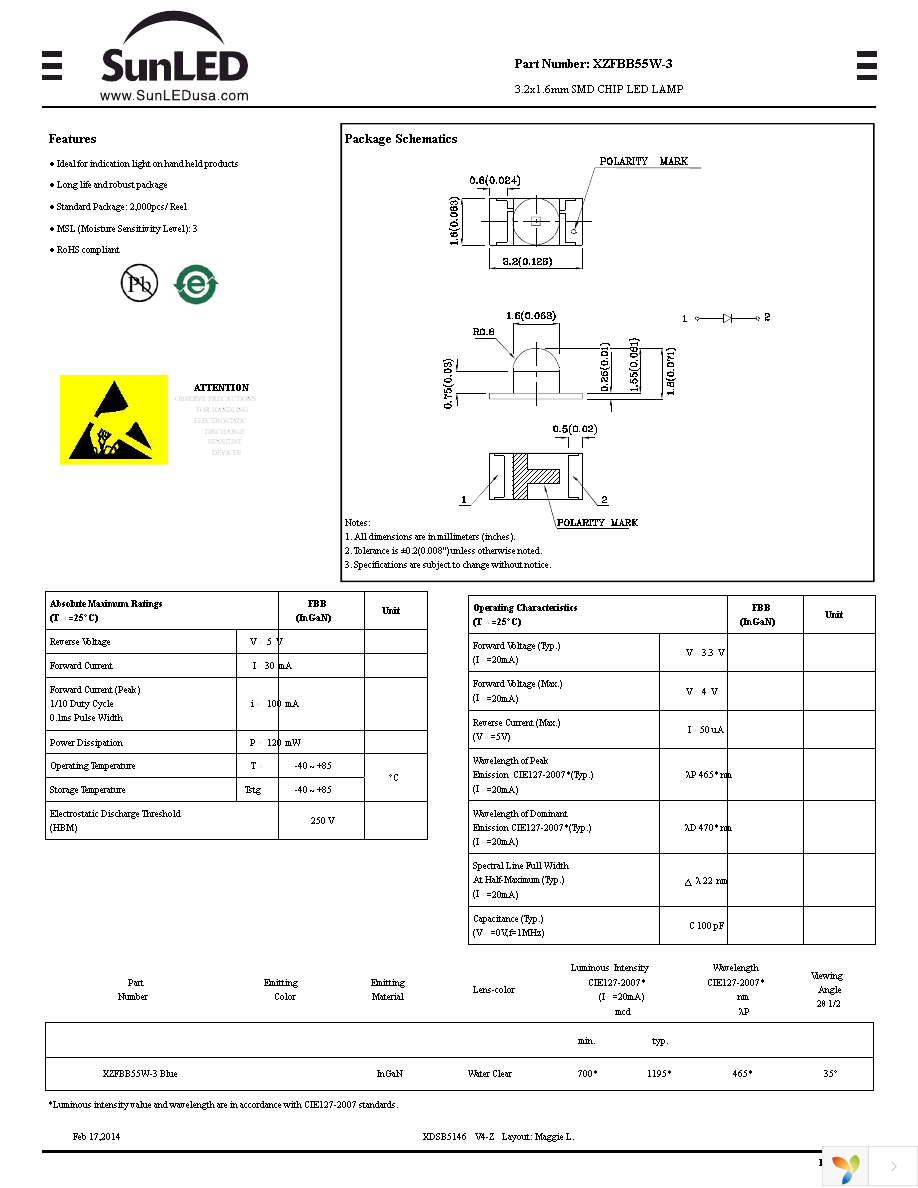 XZFBB55W-3 Page 1