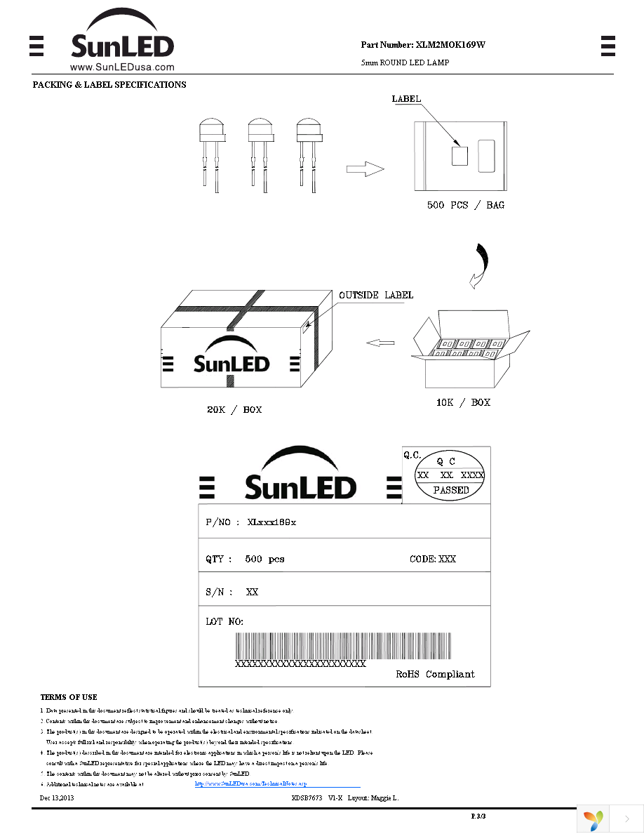 XLM2MOK169W Page 3