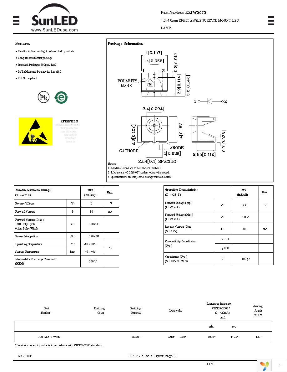 XZFWS67S Page 1